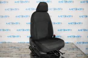 Пасажирське сидіння VW Passat b8 16-19 USA без airbag, механіч, ганчірка чорн