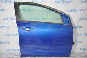 Дверь голая передняя правая Chevrolet Volt 16- синяя тычки