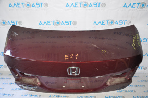 Крышка багажника Honda Accord 13-15 дорест без спойлера красный R-548P мелкая тычка