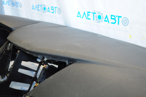 Торпедо передняя панель голая Hyundai Sonata 11-15 черная потертости, деф креп