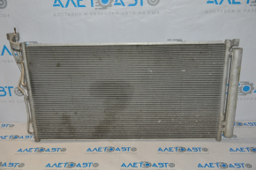 Радиатор кондиционера конденсер Kia Optima 14-15 рест 2.4 TAIWAN порваны соты