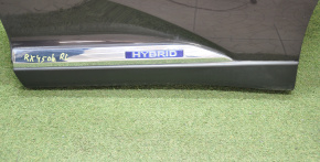 Накладка двери нижняя наружная задняя левая Lexus RX450h 10-15 с хромом hybrid