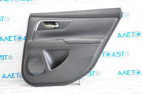 Обшивка двери карточка задняя правая Nissan Altima 13-18 черн