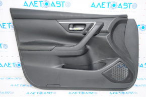Обшивка двери карточка передняя левая Nissan Altima 13-18 черн