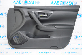 Обшивка двери карточка передняя правая Nissan Altima 13-18 черн
