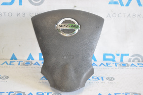 Подушка безопасности airbag в руль водит Nissan Sentra 13-19 черн без кнопок потертости