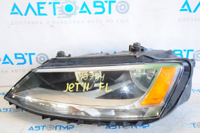 Фара передняя левая VW Jetta 11-16 голая USA