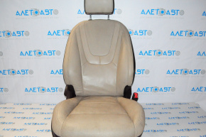 Пасажирське сидіння Chevrolet Volt 11-15 без airbag, шкіра беж в поганому стані