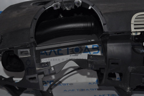 Торпедо передняя панель голая Fiat 500 12-15 слом креп, потертости, погнут пластик