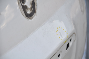 Дверь багажника голая Fiat 500 12-17 белый KW3 вмятины, ржавчина