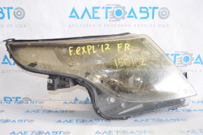 Фара передня права гола Ford Explorer 11-15 галоген китай, дефект скла