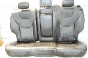Задний ряд сидений 2 ряд Ford Fusion mk5 13-16 titanium, кожа черн