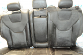 Задний ряд сидений 2 ряд Ford Fusion mk5 13-16 titanium, кожа черн