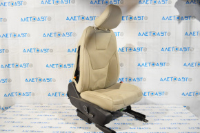 Пассажирское сидение Ford Fusion mk5 13-16 без airbag, элект не раб, titanium, кожа беж,