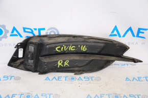 Решетка заднего бампера правая Honda Civic X FC 16-21 4d
