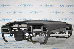 Торпедо передняя панель без AIRBAG Hyundai Sonata 15-17 без накладок