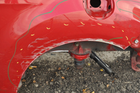 Чверть крило ззаду ліва Hyundai Veloster 12-13 дорест червоний без люка тички подряпини