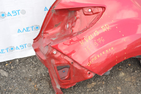 Четверть крыло задняя правая Hyundai Veloster 12-13 дорест красный P9R без люка шпаклевка
