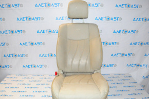 Водійське сидіння Infiniti JX35 QX60 13- без airbag, шкіра беж