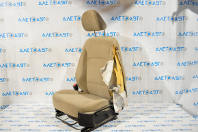 Сидіння водія Kia Optima 11-15 без airbag, механічні, ганчірка беж, стрельнувшій