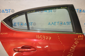 Молдинг дверь-стекло центральный задний правый Mazda 3 14-18 BM хром