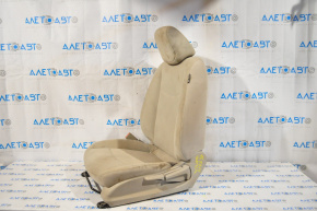 Сидіння водія Nissan Leaf 13-17 без airbag, механічні, підігрів, беж