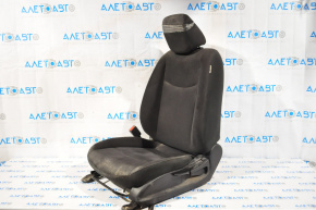 Сидіння водія Nissan Leaf 13-17 без airbag, механічні, підігрів, ганчірка черн