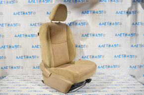 Пасажирське сидіння Nissan Rogue 14-20 без airbag, механічні, ганчірка беж