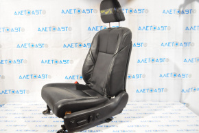 Водійське сидіння Toyota Avalon 13-18 без airbag, електро, шкіра чорна