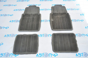 Комплект килимків Toyota Camry v50 12-14 usa чорний резініна, дефект перед прав