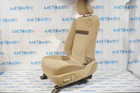 Сидіння водія Toyota Camry v50 12-14 usa без airbag, електро, велюр беж, Пропалену