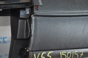 Торпедо передняя панель без AIRBAG Toyota Camry v55 15-17 usa белая строч слом креп вмят, царап, подпалено