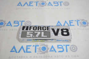 Емблема-напис "V8 5.7 iForce" двері багажника Toyota Sequoia 08-16
