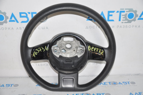 Руль голый VW Beetle 12-19 резина черн с черной накладкой без кнопок