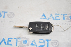 Ключ VW Beetle 12-19кривой царапины мятые кнопки