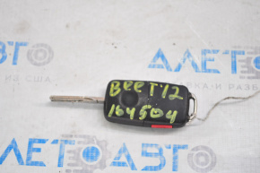 Ключ VW Beetle 12-19кривой царапины мятые кнопки