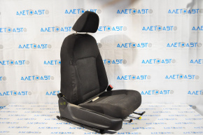 Пасажирське сидіння VW Passat b7 12-15 USA без airbag, механічні, ганчірка чорний