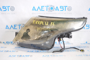 Фара передняя левая Ford Explorer 11-15 дорест галоген китай, дефект стекла