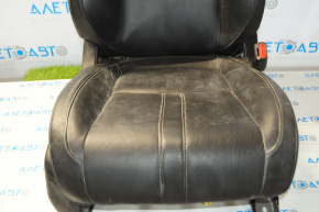 Пассажирское сидение Honda Civic X FC 16-18 4d без airbag, электро, кожа черн