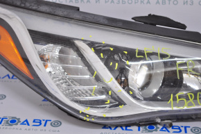 Фара передня права Hyundai Sonata 15-17 usa галоген дряпання скло