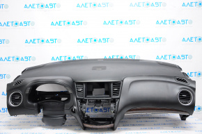 Торпедо передняя панель голая Infiniti JX35 QX60 13-15 дорест черн