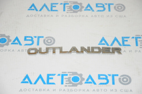 Емблема напис OUTLANDER двері багажника Mitsubishi Outlander Sport ASX 10