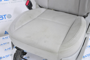 Сидіння водія Subaru Forester 14-18 SJ без airbag, механічні, ганчірка сіра, стрельнувшій