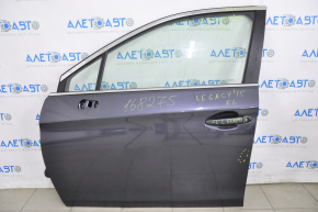 Дверь голая передняя левая Subaru Legacy 15-19 графит K6U мелкая вмятинка