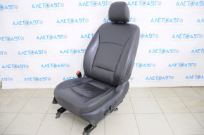 Сидіння водія Subaru Legacy 15-19 без airbag, електро, шкіра черн, затерто