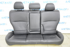 Задний ряд сидений 2 ряд Subaru Legacy 15-19 без боковых накладок кожа черн