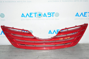 Решетка радиатора grill Toyota Camry v40 07-09 красная