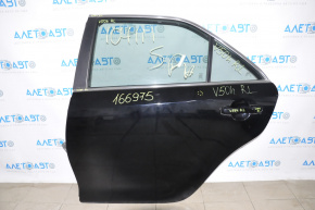 Дверь голая задняя левая Toyota Camry v50 12-14 черный 218 мелкии тычок