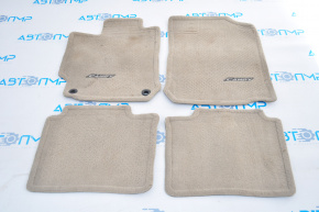 Комплект килимків Toyota Camry v50 12-14 usa ганчірка беж