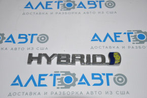 Емблема напис крила HYBRID перед лев Toyota Camry v50 12-14 hybrid usa